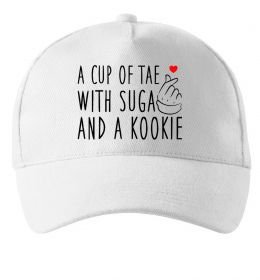 Кепка A cup of Tae with Suga and a Kookie Кепка A cup of Tae with Suga and a Kookie