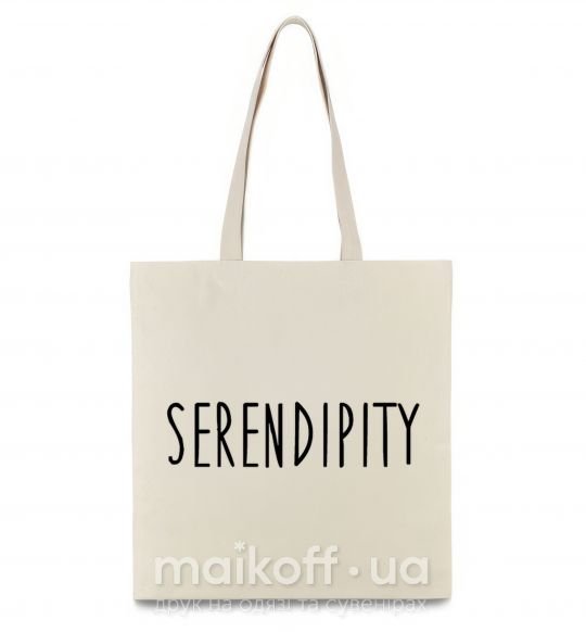 Эко-сумка Serendipity Бежевый фото