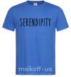 Мужская футболка Serendipity Ярко-синий фото