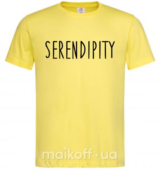 Мужская футболка Serendipity Лимонный фото