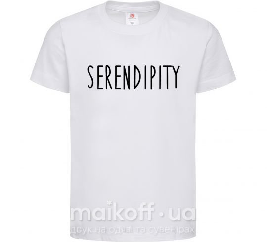 Детская футболка Serendipity Белый фото