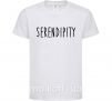 Дитяча футболка Serendipity Білий фото