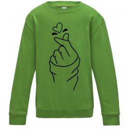 Дитячий світшот Korean heart