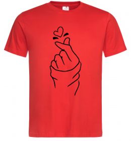 Мужская футболка Korean heart