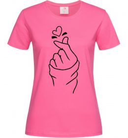 Жіноча футболка Korean heart