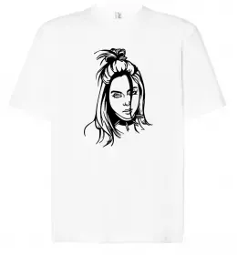 Футболка Оверсайз Billie Eilish red Черный фото