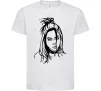Детская футболка Billie Eilish portrait Белый Детская футболка Billie Eilish portrait Белый фото