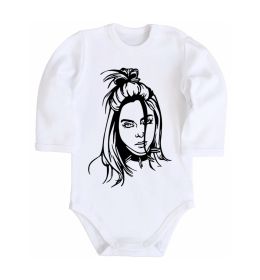 Дитячий бодік Billie Eilish portrait