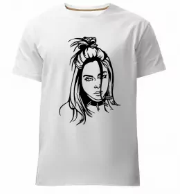 Мужская премиум футболка Hit me hard and soft Черный фото