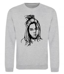 Свитшот Billie Eilish portrait
