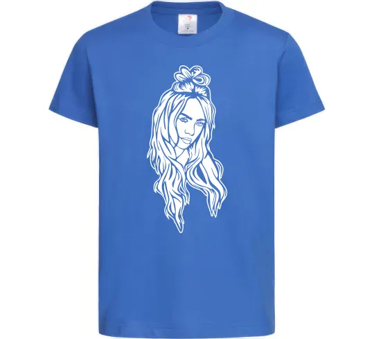 Детская футболка Billie E Ярко-синий фото