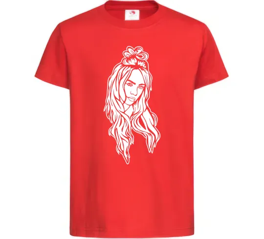 Детская футболка Billie E Красный фото