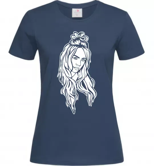 Женская футболка Billie E Темно-синий фото