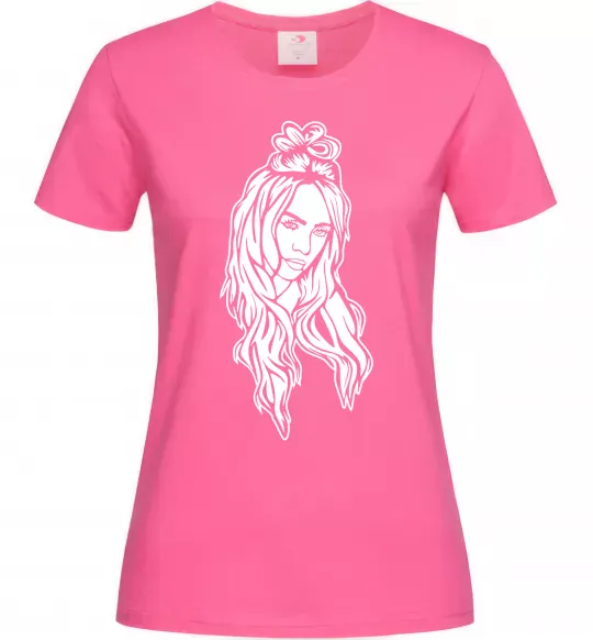 Женская футболка Billie E Ярко-розовый фото