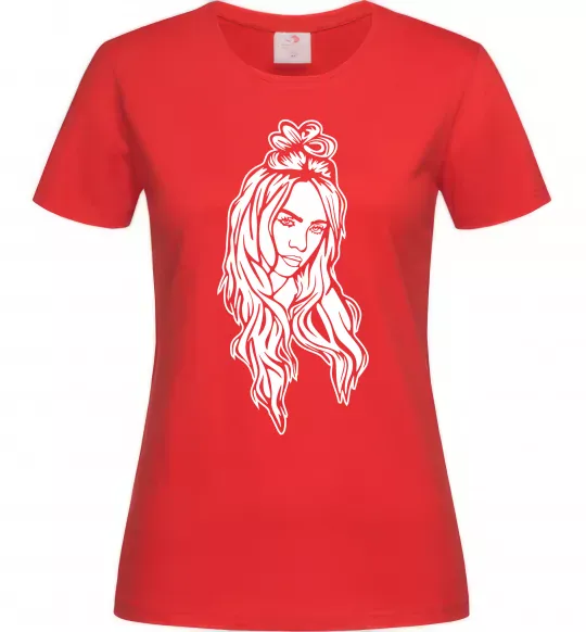 Женская футболка Billie E Красный фото