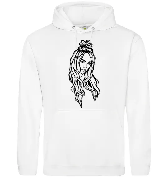 Мужская толстовка (худи) Billie E Белый фото