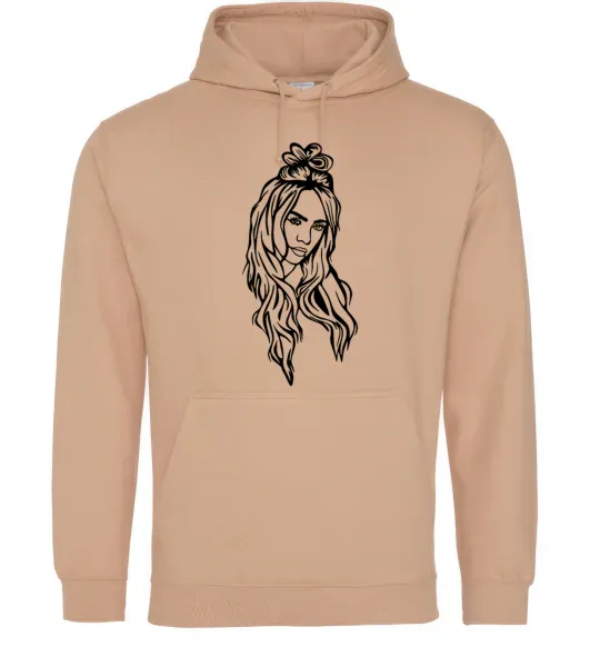 Мужская толстовка (худи) Billie E Песочный фото