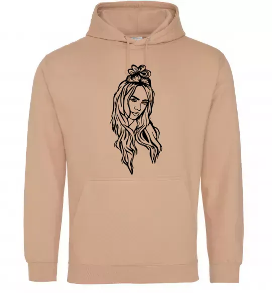 Жіноча толстовка (худі) Billie E Пісочний фото