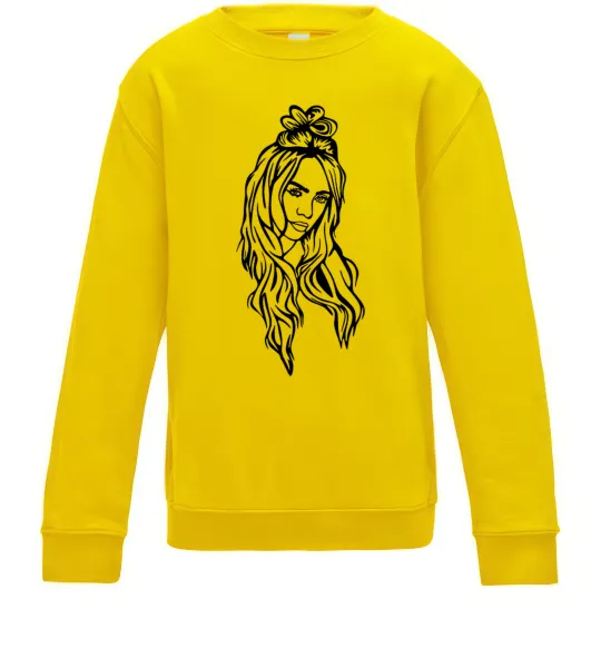 Детский Свитшот Billie E Солнечно желтый фото