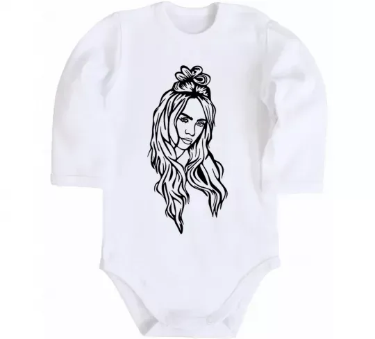 Дитячий бодік Billie E Білий фото