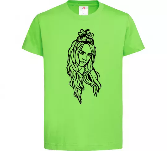 Детская футболка Billie E Лаймовый фото