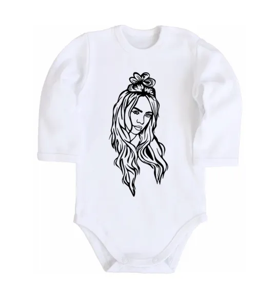 Дитячий бодік Billie E Білий фото