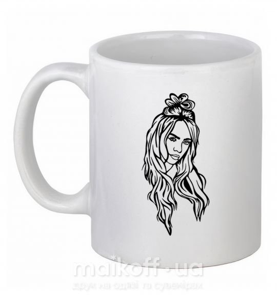 Чашка керамічна Billie E Білий фото