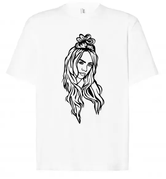 Футболка Оверсайз Billie E Белый фото