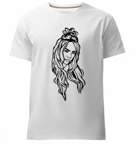 Мужская премиум футболка Billie E Белый фото