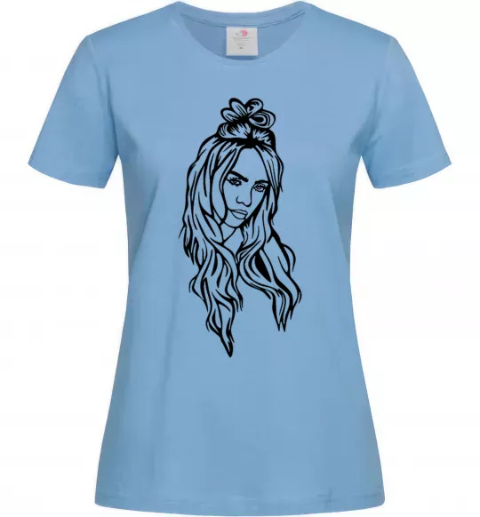 Женская футболка Billie E Голубой фото