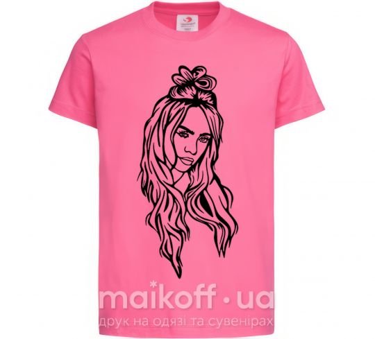 Детская футболка Billie E Ярко-розовый фото