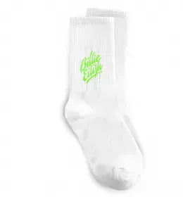 Шкарпетки Hit me hard and soft Білий фото
