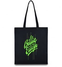 Эко-сумка Billie Eilish green