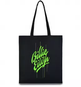 Эко-сумка Green Billie Eilish Черный фото