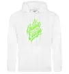 Чоловіча толстовка (худі) Billie Eilish green Білий фото