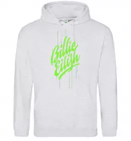 Женская толстовка (худи) Green Billie Eilish Черный фото