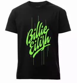 Мужская премиум футболка Hit me hard and soft Черный фото