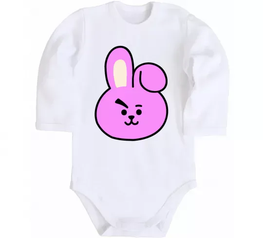 Детский боди Cooky Белый фото