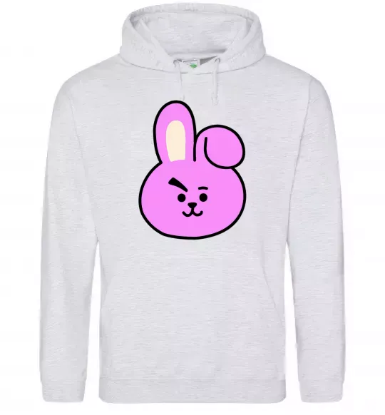 Женская толстовка (худи) Cooky Серый меланж фото