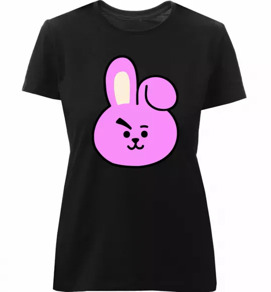 Женская премиум футболка Cooky Черный фото