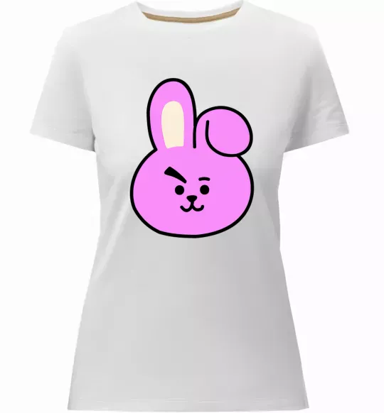 Женская премиум футболка Cooky Белый фото