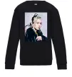 Детский Свитшот Billie Eilish photo 3-4 года Черный Детский Свитшот Billie Eilish photo 3-4 года Черный фото