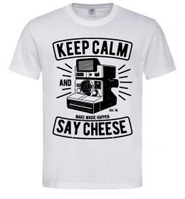 Мужская футболка Keep Calm And Say Cheese