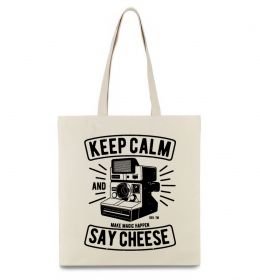 Эко-сумка Keep Calm And Say Cheese