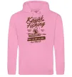 Чоловіча толстовка (худі) Kayak Fishing Рожевий фото