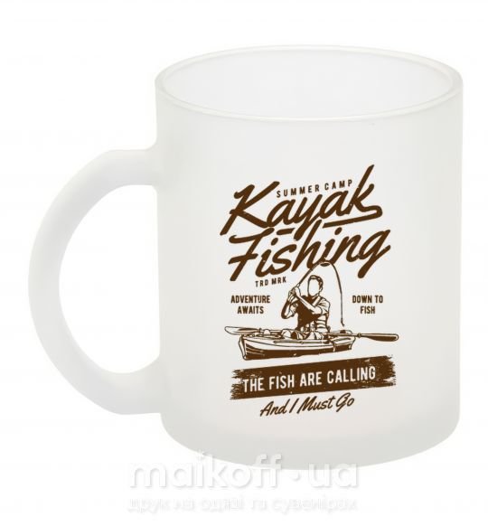 Чашка скляна Kayak Fishing Фроузен фото