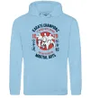 Чоловіча толстовка (худі) Karate Champions Блакитний фото