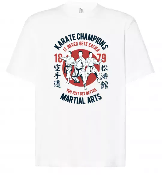 Футболка Оверсайз Karate Champions Белый фото