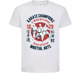 Детская футболка Еволюція тхеквондо Белый фото
