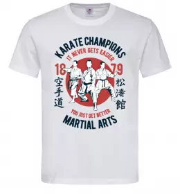 Мужская футболка Еволюція тхеквондо Серый фото